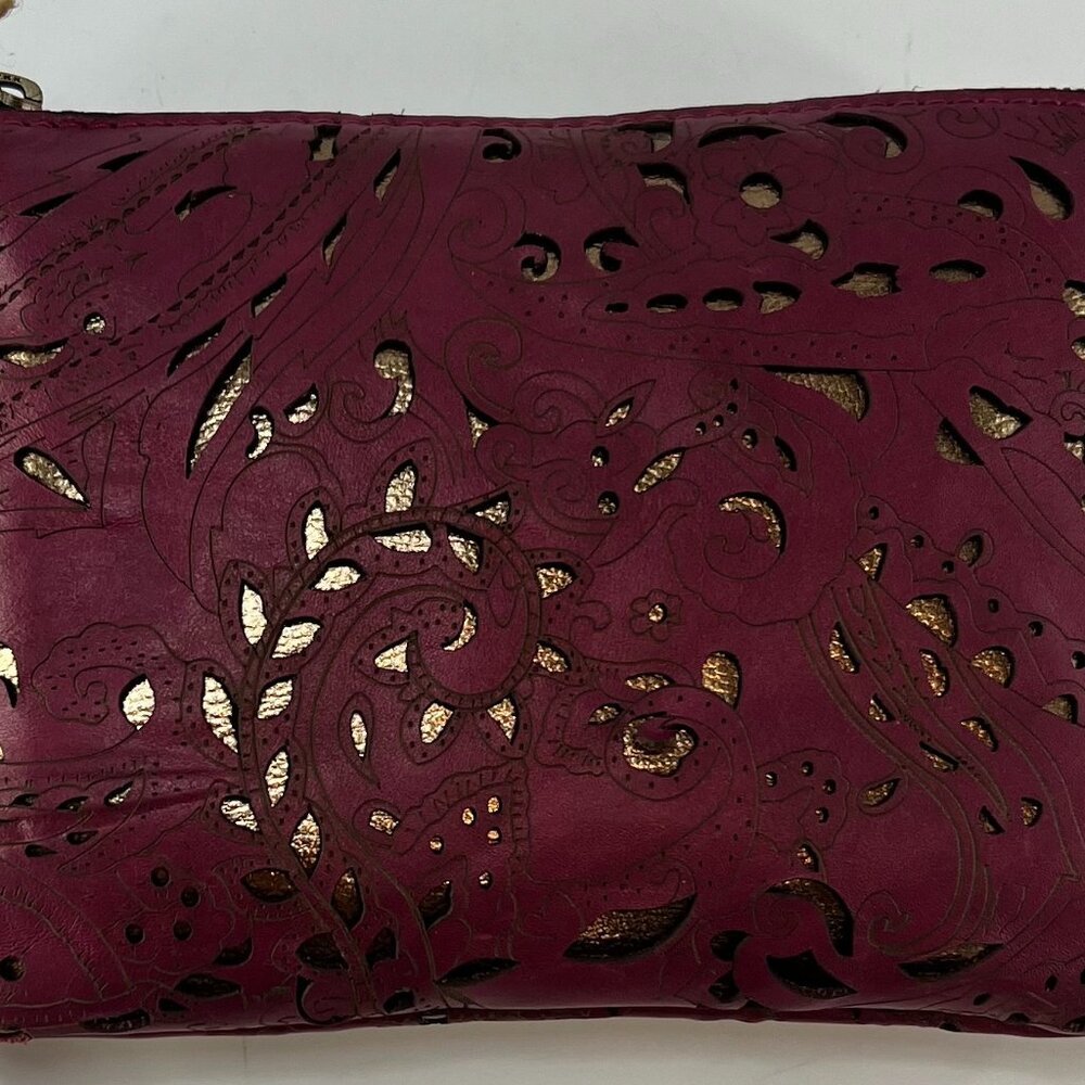 NWT Patricia Nash Cassini Leather Wristlet Clutch - Picture 3 of 14